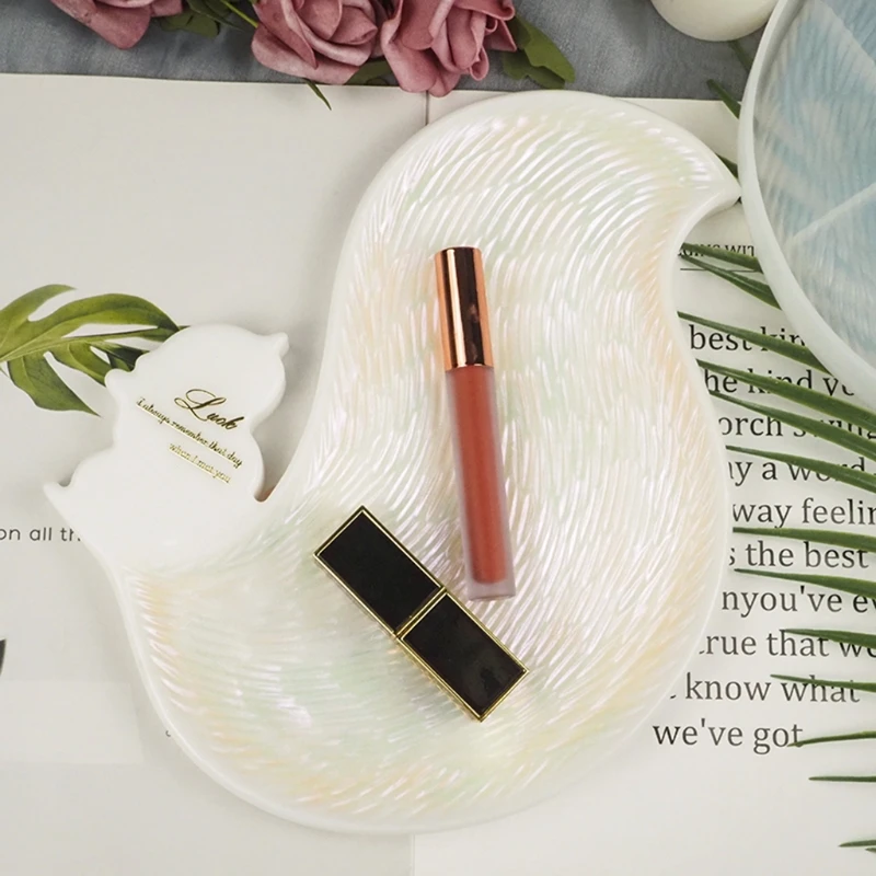 

Squirrel Tail Tray Epoxy Resin Mold Dish Tray Jewelry Storage Plate Show Silicone Mould DIY Crafts Home Decorations Casting Tool