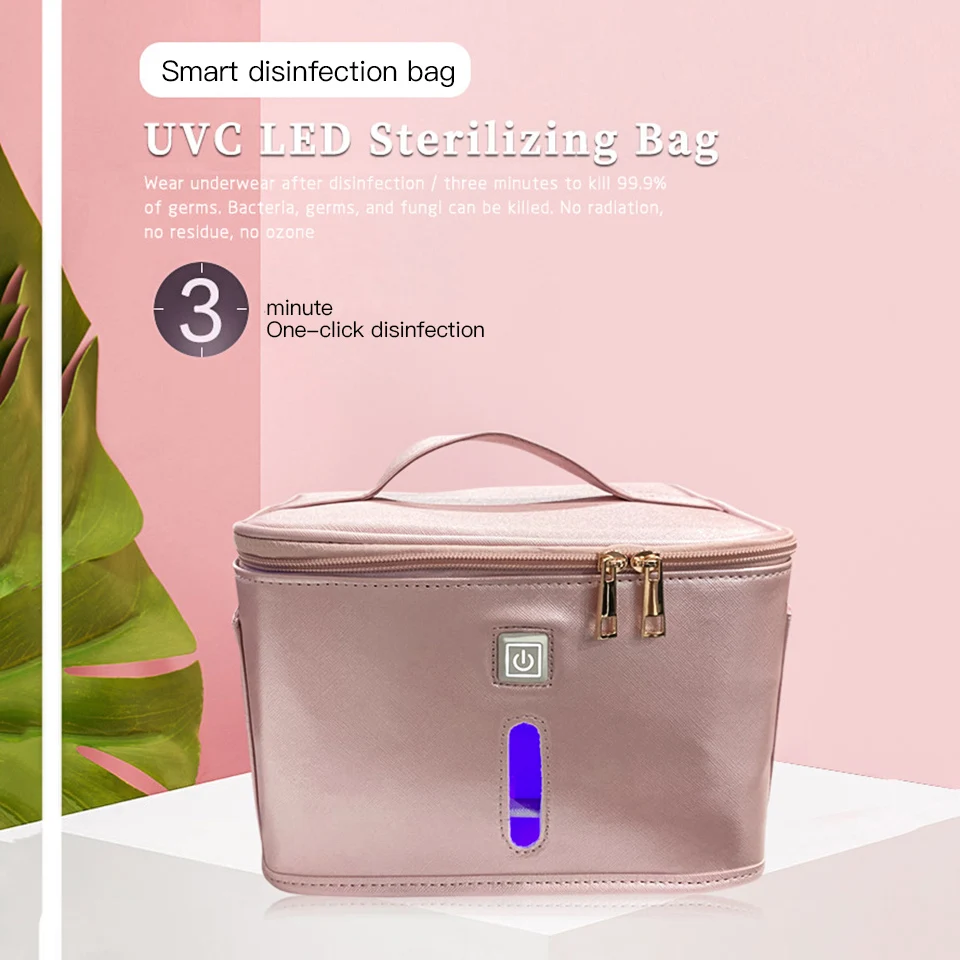 

3Minute UVC LED Sterilizing Bag Multifunctional Disinfection Pack Portable Underwear/Mask/Baby Bottle Supplies Sterilization Box