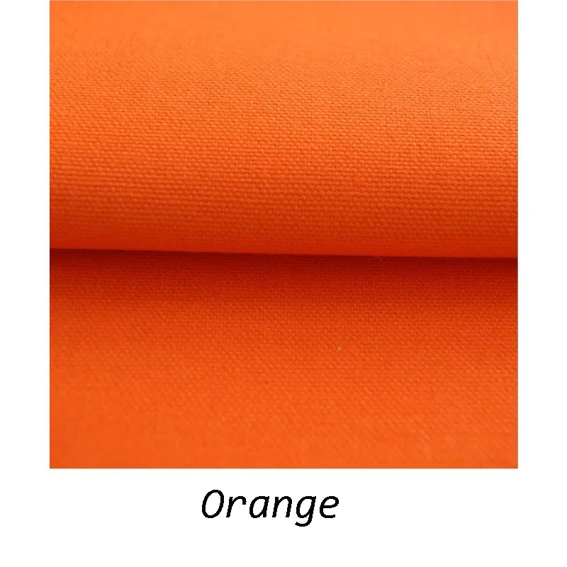 Orange 50 см* 150 см хлопок плотная парусиновая ткань, ручная работа DIY лоскутное шитье мешок рисование на ткани холст - Цвет: Orange