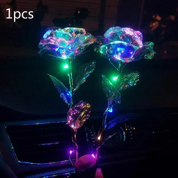 1 шт. имитация розы Вечная любовь цветы светильник кой Свадебный декор креативный