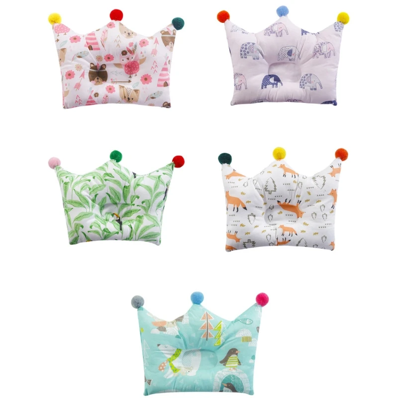 

Мультяшная детская подушка для формирования головы предотвращает плоскую голову, подушка для кормления и поддержки сна