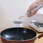 Многоразовые щетки для чистки кухни, скребки, губки для мытья посуды и сменные диспенсеры для губки, инструменты для чистки