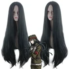 100 см Danganronpa: Trigger Happy Havoc Косплэй Korekiyo Shinguji ролевых игр для Хэллоуина Косплэй темно-зеленый цвет длинный парик