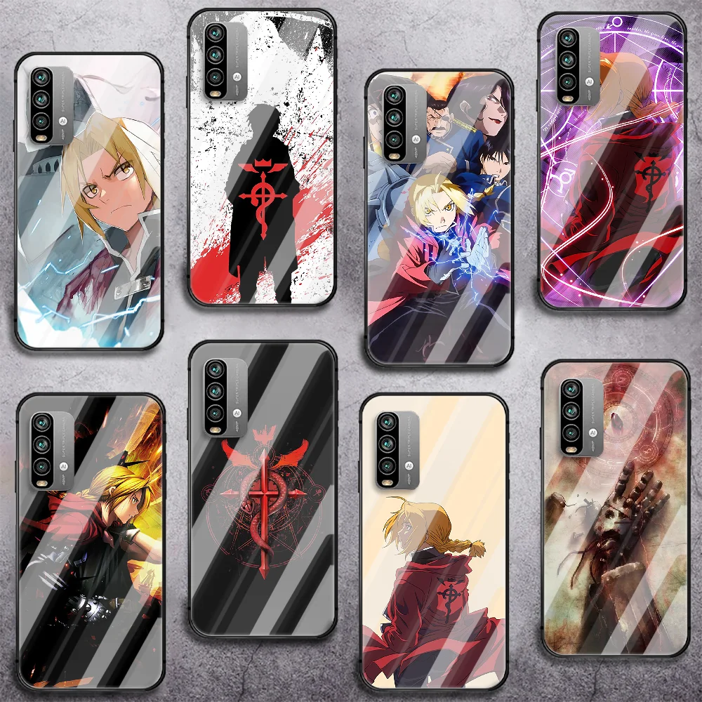 

Anime Fullmetal Alchemist Tempered Glass Smart Phone Case For Xiaomi Redmi Note 7 8 9 10 K 30 40 S A C T 5G Pro Cover Cell