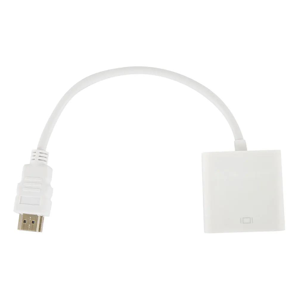 HDMI To VGA Adapter Male Famale Converter 1080P Digital Analog Video Audio for PC Laptop Tablet Hdmi Cable | Электроника