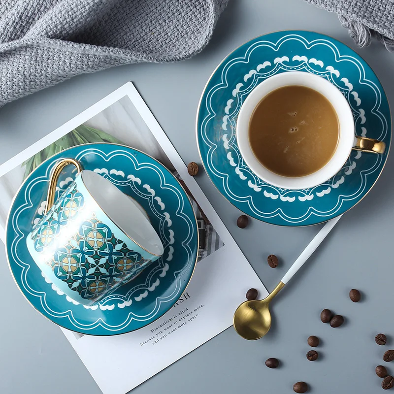 LEKOCH Aurora жемчужное покрытие керамические послеобеденные черные чайные чашки и