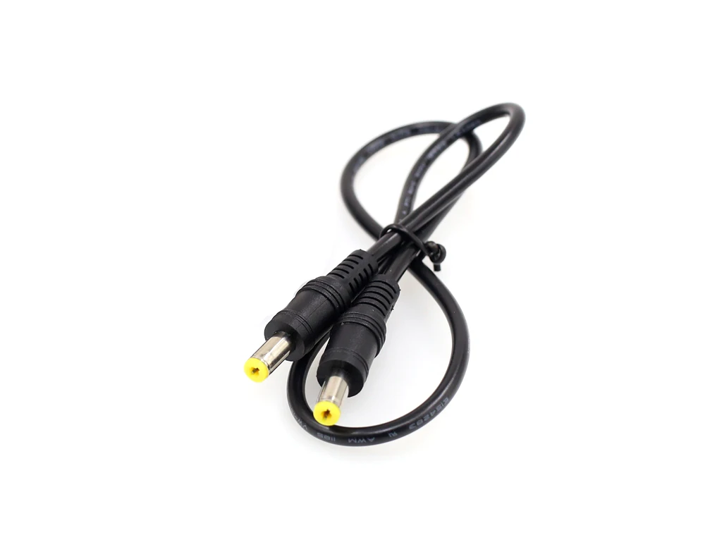 10 шт. кабель постоянного тока 5 5x2 1 мм штекер 50 см 18AWG 5*2