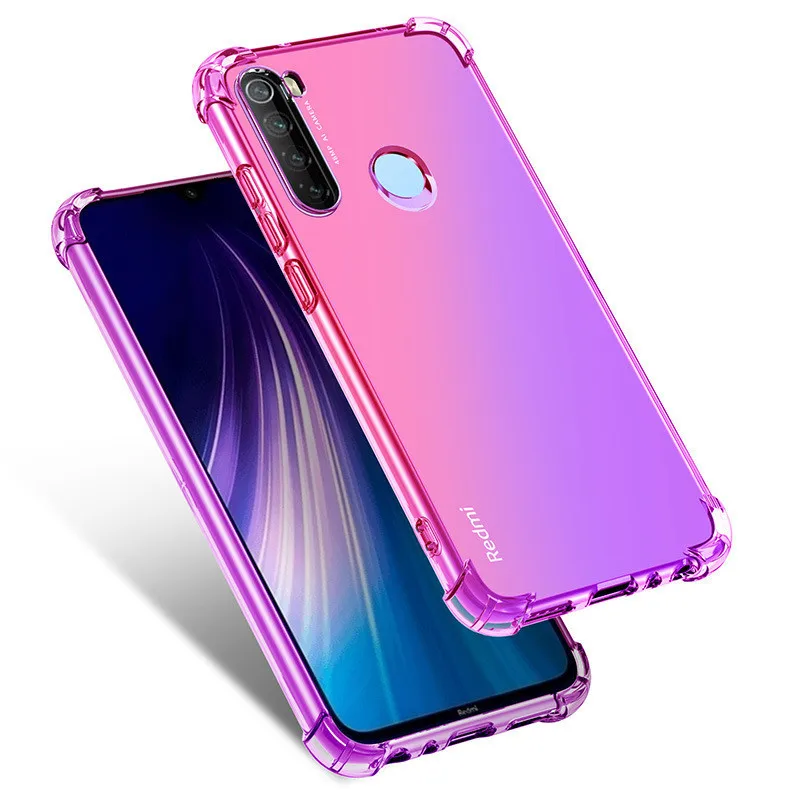 Мягкий силиконовый чехол с градиентом для Xiaomi Mi Note 10 9 Pro Redmi 7 7A 8 5 6 8A MI A3 Lite K20
