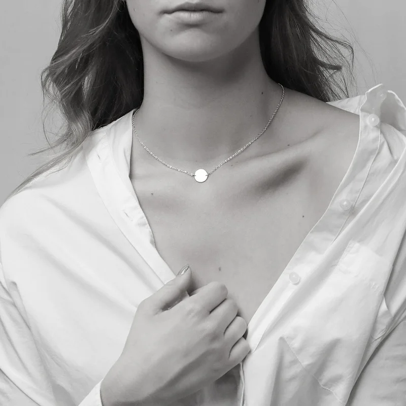 Ожерелье женское сделай сам на заказ панк стиль Дамское ожерелье из нержавеющей