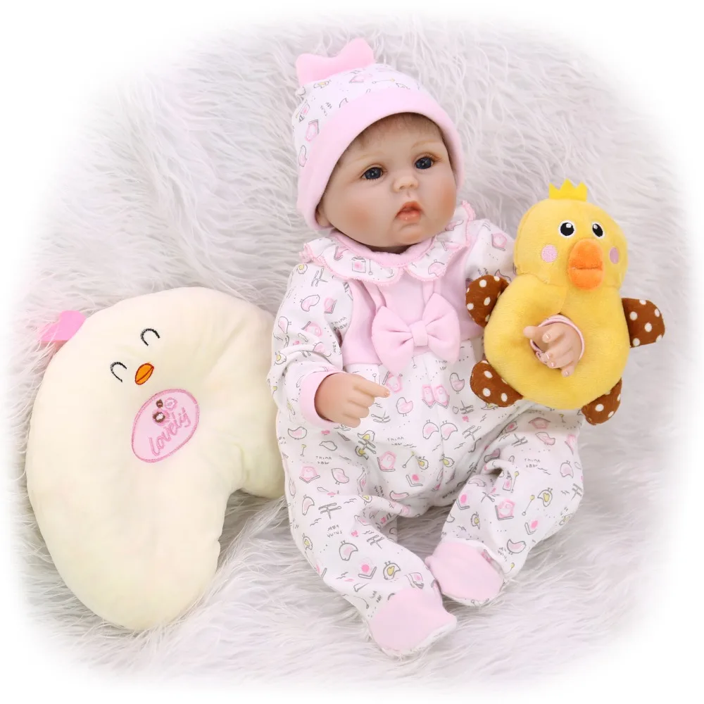 Реалистичные мягкие силиконовые куклы Новорожденные 43 см 17 дюймов выглядят так