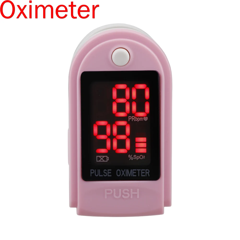 Пульсоксиметр Пальчиковый SPO2 PR портативный измеритель пульса и уровня кислорода