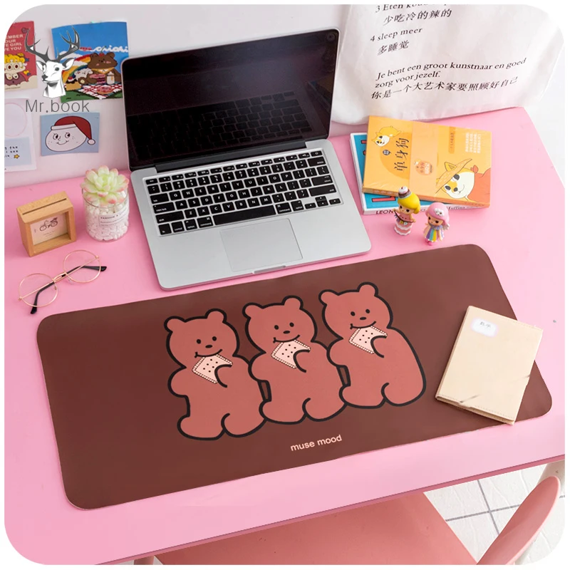 

Большой коврик для мыши, из ПУ кожи, 60 х30 см