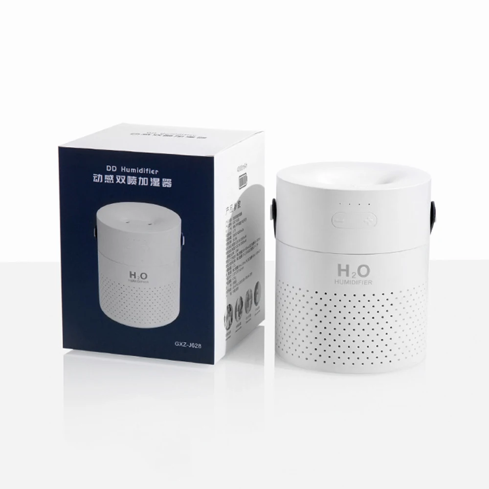 Беспроводной увлажнитель воздуха с двойным распылителем 1100 мл аккумулятором 4000
