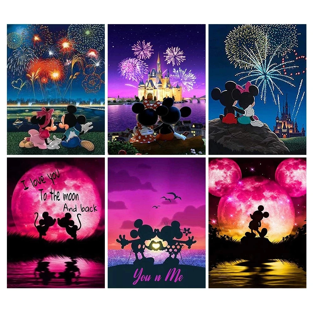 

Disney Canvas Painting Home Decoration Pictures Modern Stitch Print The Little Mermaid Poster For Living Room Wall Art No Frame