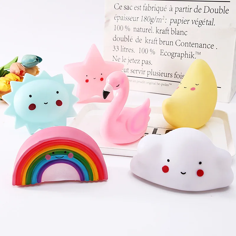 

Настольные лампы с дистанционным управлением, роскошные прикроватные светильники в виде грибов, животных, плюшевые, для бега, ночники в сти...