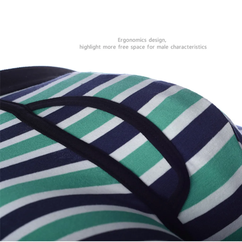 Новое Стильное мужское нижнее белье в полоску мягкие удобные трусики короткие