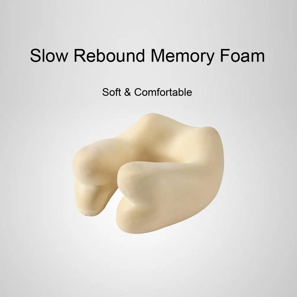 PurenLatex Memory Foam U shape Подушка для путешествий для самолета затылочный шейный подушку с замком медленная отскока амортизирующая подставка