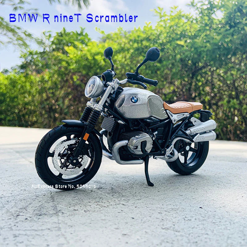 Шифратор Maisto 1:12 BMW R nineT модель из сплава для мотокросса Авторизованная мотоцикла