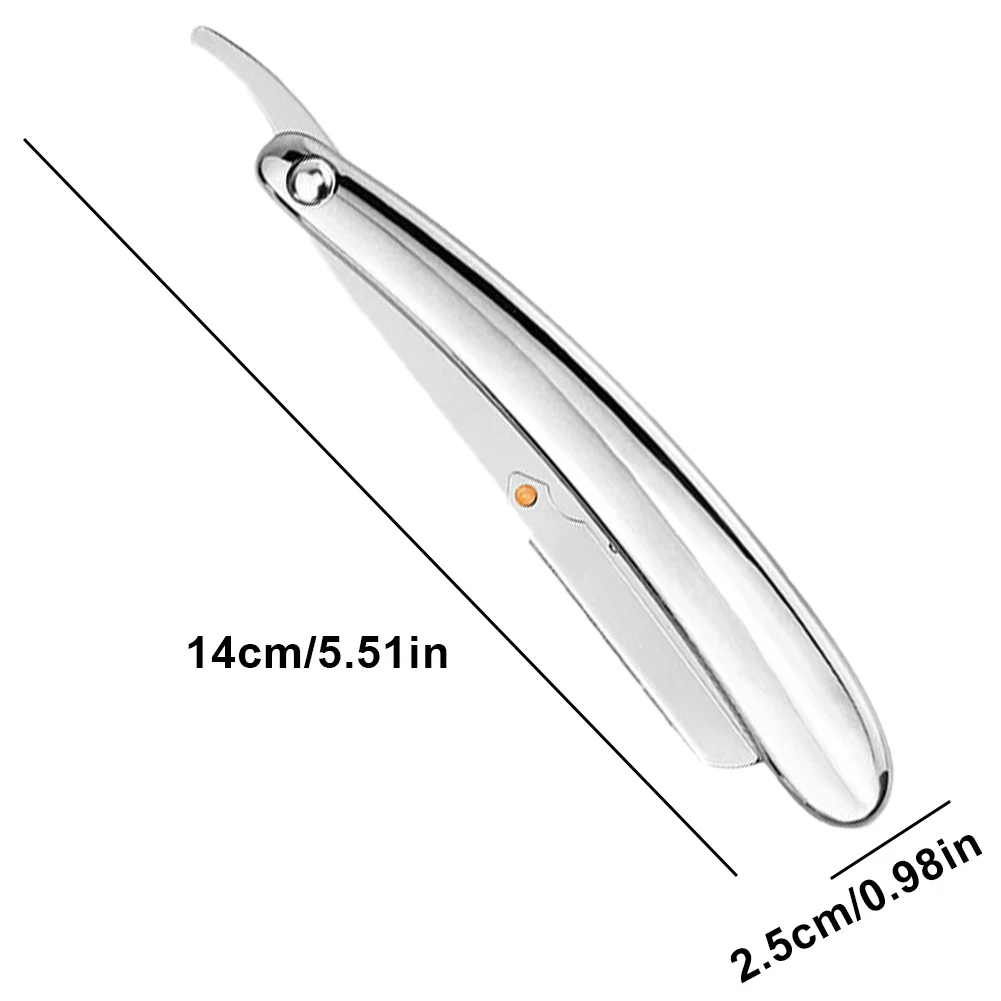 

Men Shaving Straight Razors Hairdresser Barber Tools Manual Shaver Skin Beard Straight Razors Stainless Steel Folding Knife