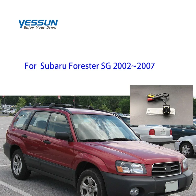 Автомобильная камера заднего вида Yessun HD CCD с ночным видением для Subaru Forester SG MK2 2002