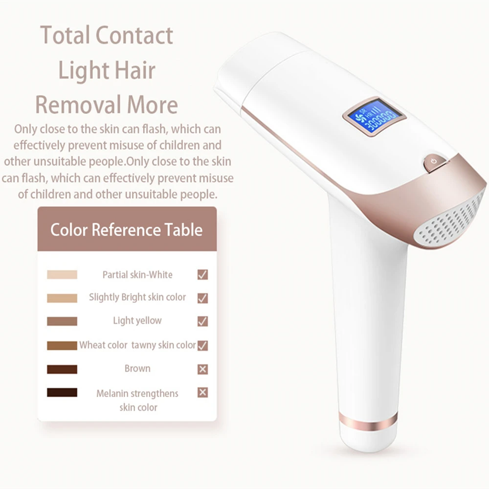 

Laser Hair Removal LCD Display Machine Electric Permanent Painless Shaver For Whole Body Bikini Men And Women Laser Epilator