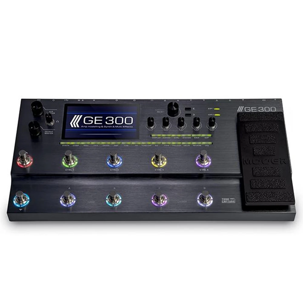 MOOER GE300 Ампер моделирование Синт мульти-процессор эффектов гитарная педаль 108 модели предусилителя 164 циклическая запись эффектов(30 минут