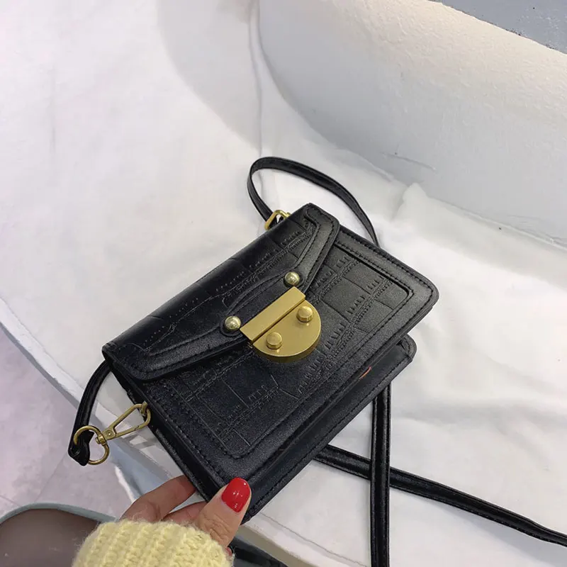 

Winter Fashion And High Quality PU Leather Shoulder Bag For Women 2020 New Stone Pattern Handbag For Female Crossbody Bag