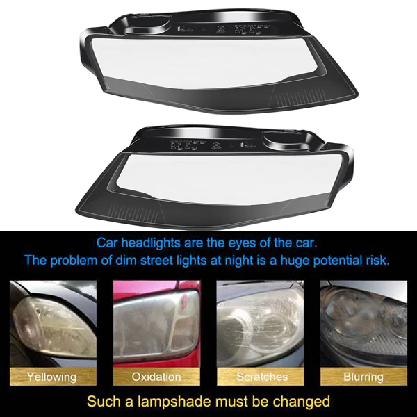 Car Clear Headlight Lens Cover Replacement head light lamp Shell for-Audi A4 B8 2008-2012 | Автомобили и мотоциклы