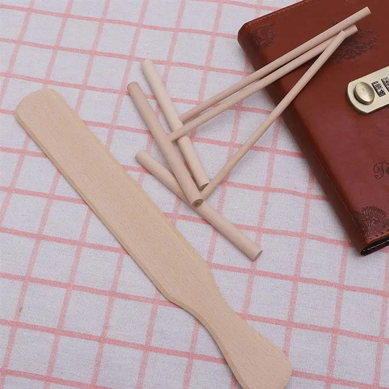 3 шт. набор креповых расширителей и шпателей деревянный портативный шпатель