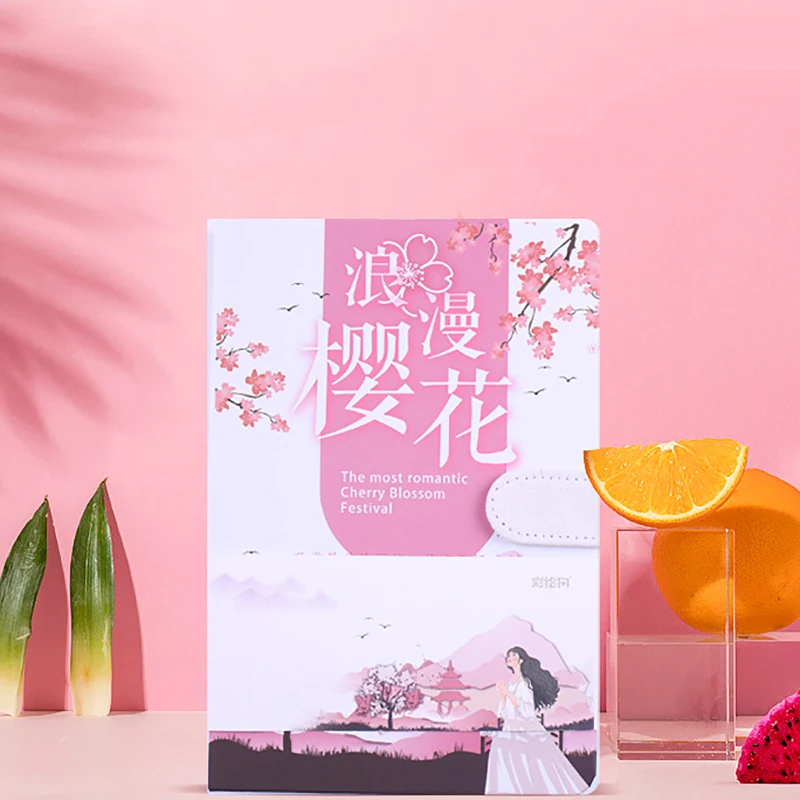 A5 Cherry Blossom милый карманный блокнот в твердом переплете планировщик персональный