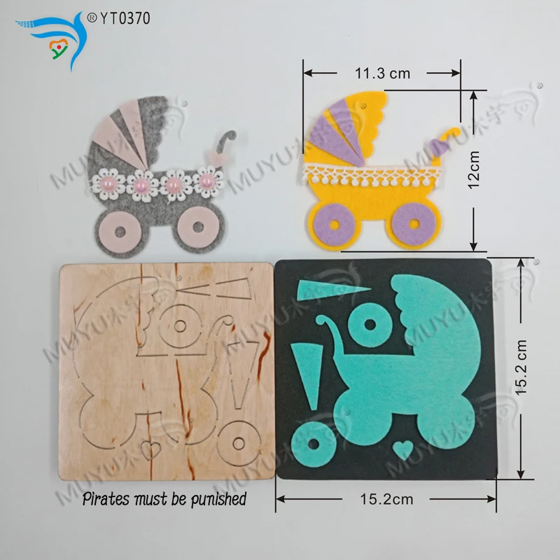 Детские коляски DIY новые деревянные штампы для скрапбукинга Толщина/15 8