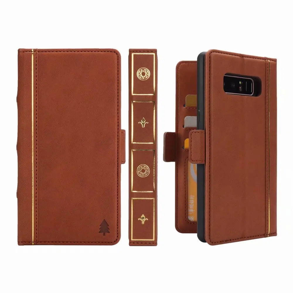 Holy Bible book Style Magnetic Phone Cover for Samsung Galaxy Note 9 Note 8 S9 Plus S8 Plus Retro PU Leather Flip Wallet Case