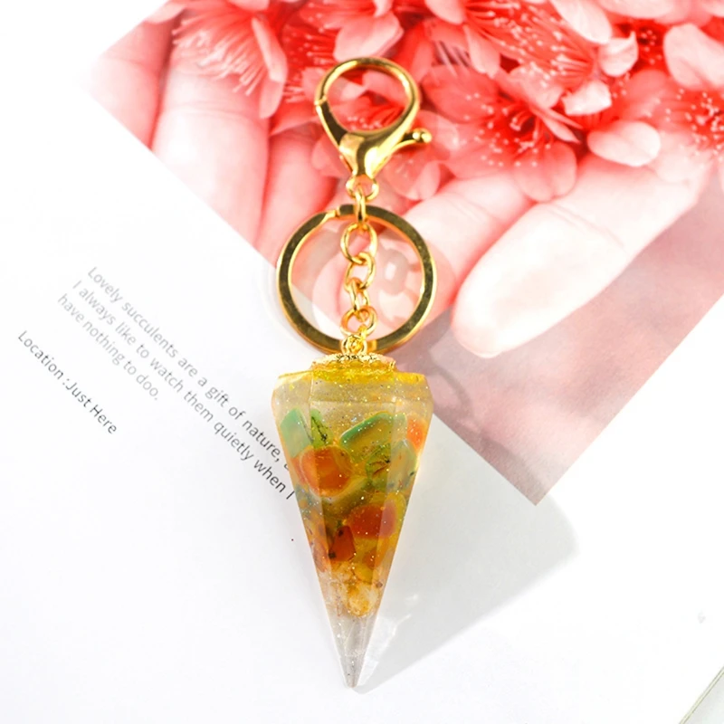 

13MC 3Pcs Cone Pendant Silicone Resin Mold Kit Hexagonal Cone Pendant Silicone Resin Casting Mold Jewelry Making Craft Tools