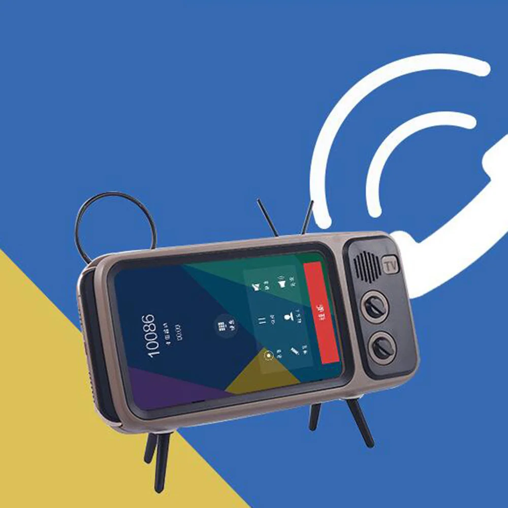 Стерео кронштейн фильмы мобильный телефон Bluetooth Динамик ТВ музыкальный плеер