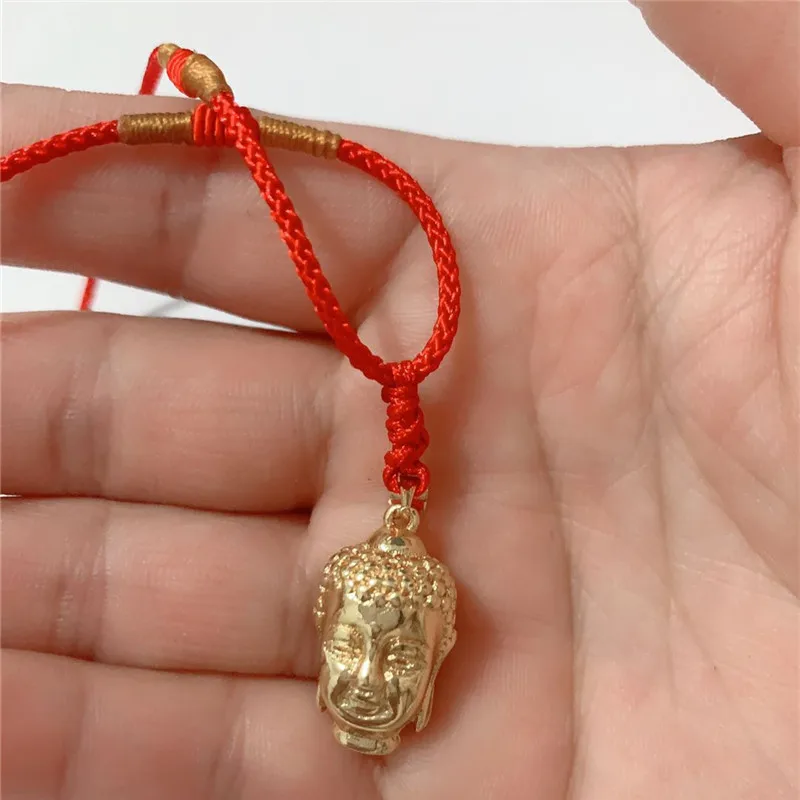 Ожерелье с подвеской Золотого Будды для женщин и мужчин эксклюзивное ожерелье