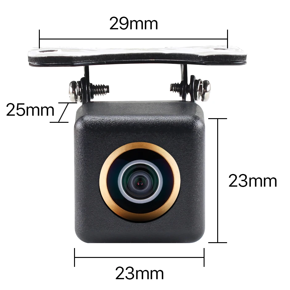 AHD/CVBS 1080P Waterproof 4Pin Golden Fisheye Lens Car Reverse Backup Rear View Camera For Vehicle Android DVD AHD Monitor | Автомобили и