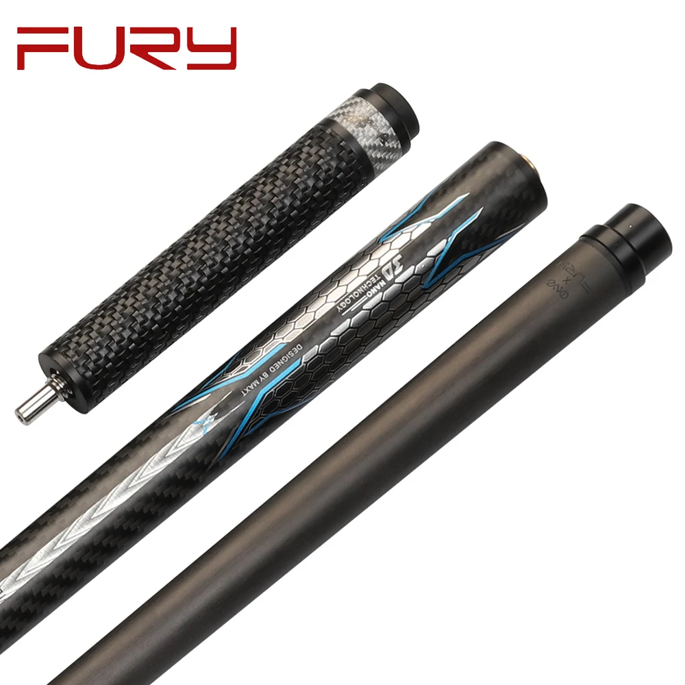 FURY FS CXJ-1 бильярдный черный технология прыжок кий 13 мм G10 наконечник ударопрочный наконечник углеродное волокно Tec вал Профессиональный биллар