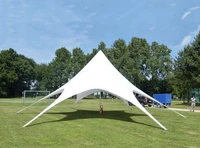 12m star tent in single peak pvc material for trade show outdoor fair exhibition party wedding display event tents sun shelter