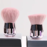 1pc 2 styles popular pink round small flower brush nail paint gel dust cleaning brushes make up brush nail art manicure tools