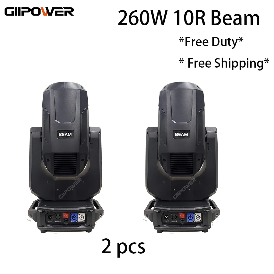 Светодиодный прожектор с вращающейся головкой 260 Вт 10r 2 шт. | Освещение