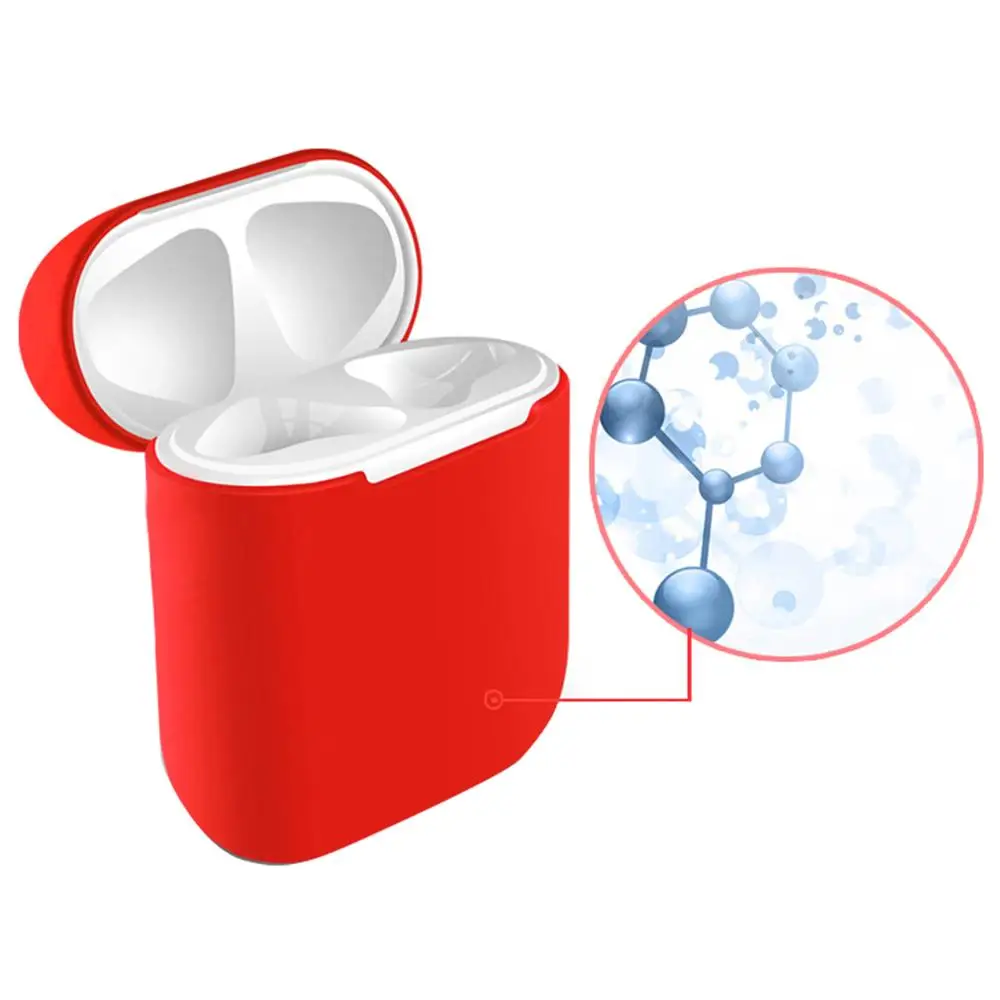 Earphone Protector Set for Apple Airpods Portable Silicone Strap Cover Case Air Pods Headset Accessories Supplies | Мобильные