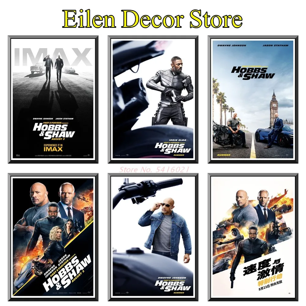 

Fast & Furious Movie Poster Wall Poster Vintage Style Poster Painting Home Decoration Funny For Home Bedroom Decor 42X30cm