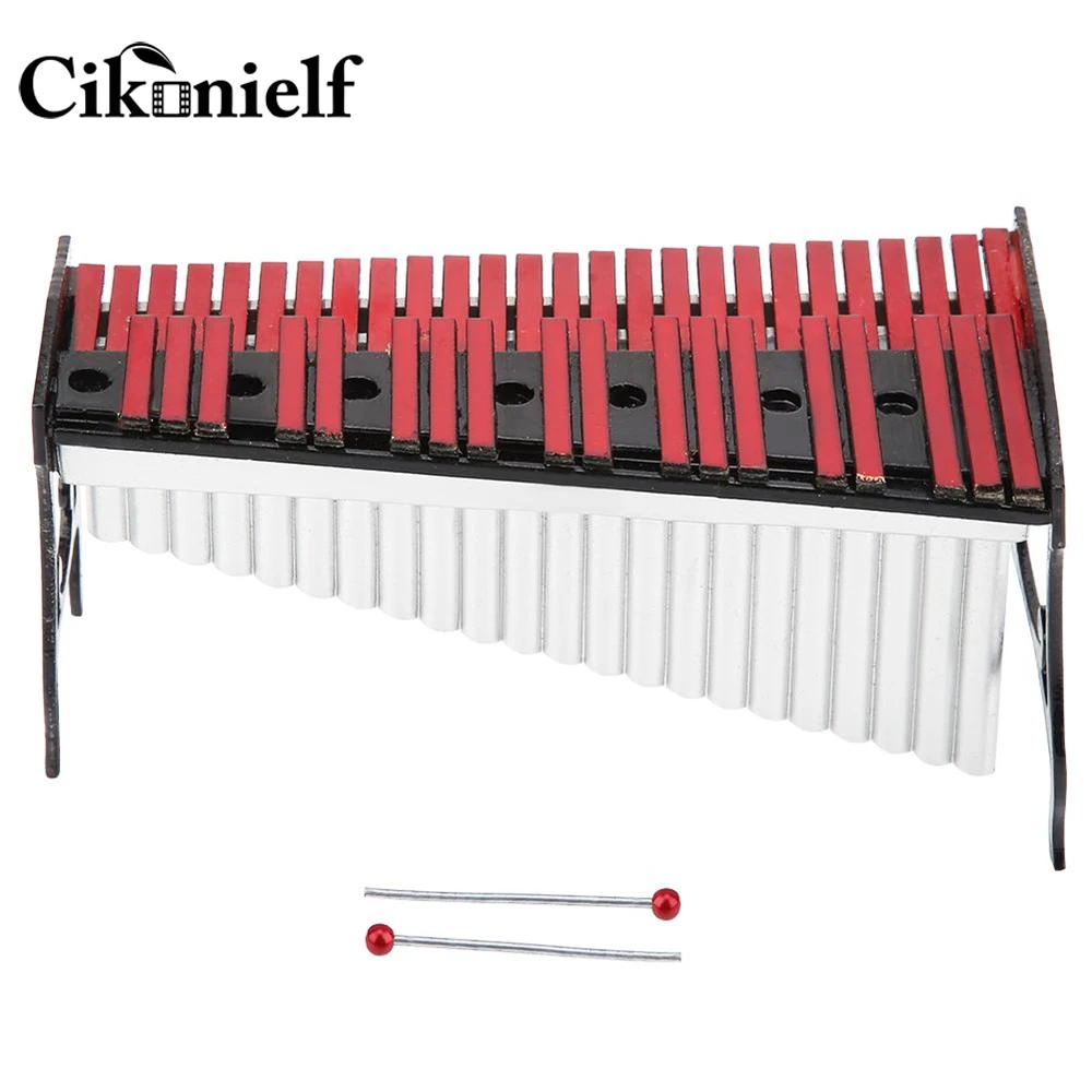 Миниатюрный деревянный ксилофон Модель дисплея Мини Музыкальные украшения