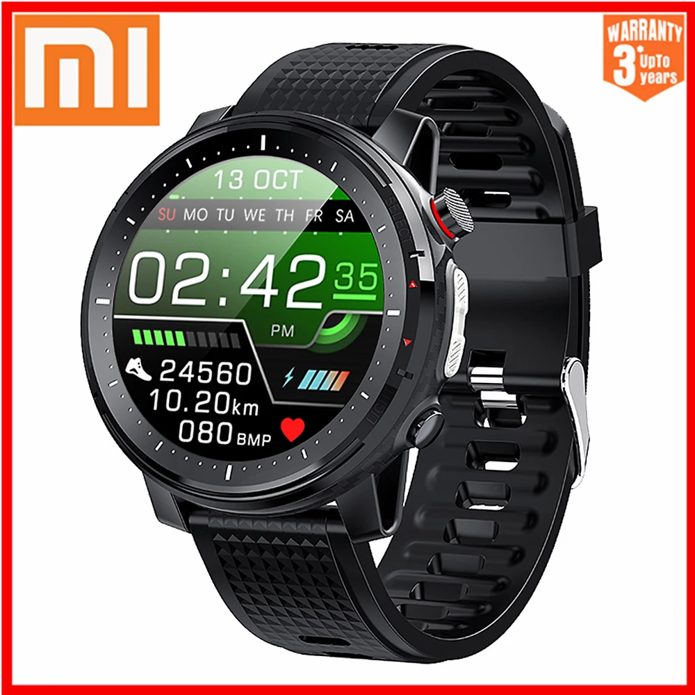 

Smart Watch Xiaomi Sports Clock Ip68 Waterproof Full Touch Smart Watch for Men Smartwatch for Ios Android Huawei Samsung Phone