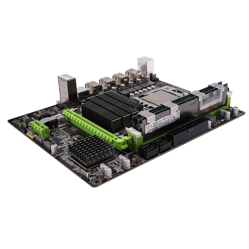 Материнская плата X58 с процессором Intel Xeon X5650 8G(2x4G) REG ECC видеокарта памяти |