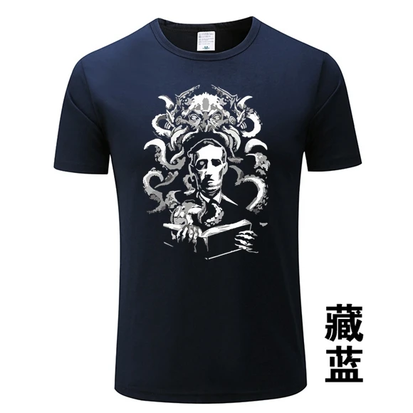 2020 Ктулху Луо записывающее Новое поступление Футболка Camiseta с круглым вырезом