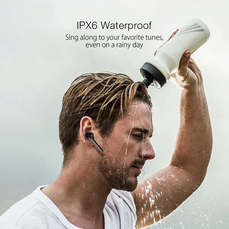 Беспроводные наушники BlitzWolf BW FYE6 TWS bluetooth 5 0 Графеновый цифровой дисплей сенсорное