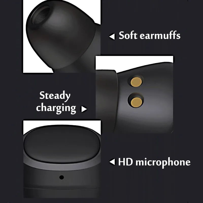 

TWS Mini Wireless Stereo bluetooth 5.0 Earphone Binaural Noise Cancelling Sports Headset With Charging Box
