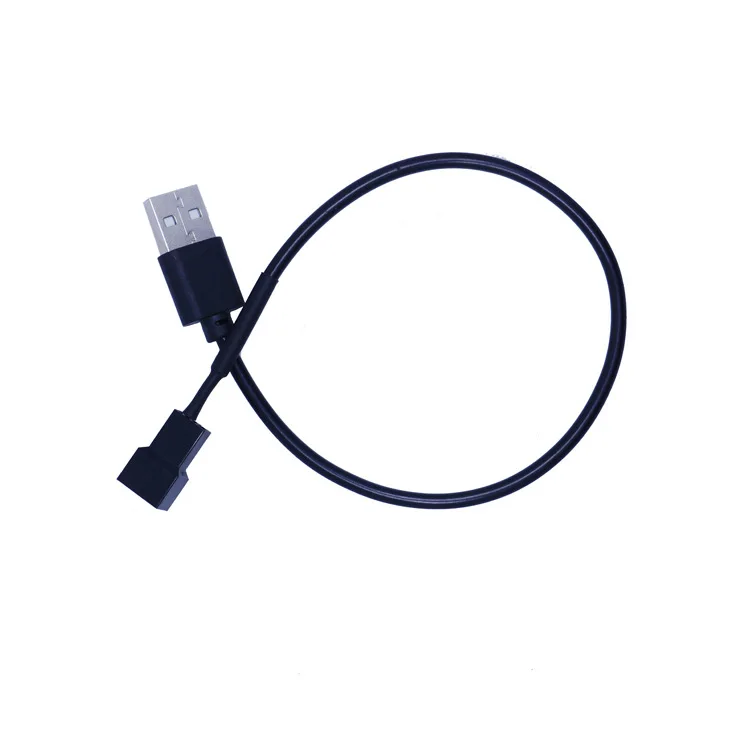 3Pin адаптер для ЦП вентилятора кабели компьютера ПК USB вентилятор кабель питания