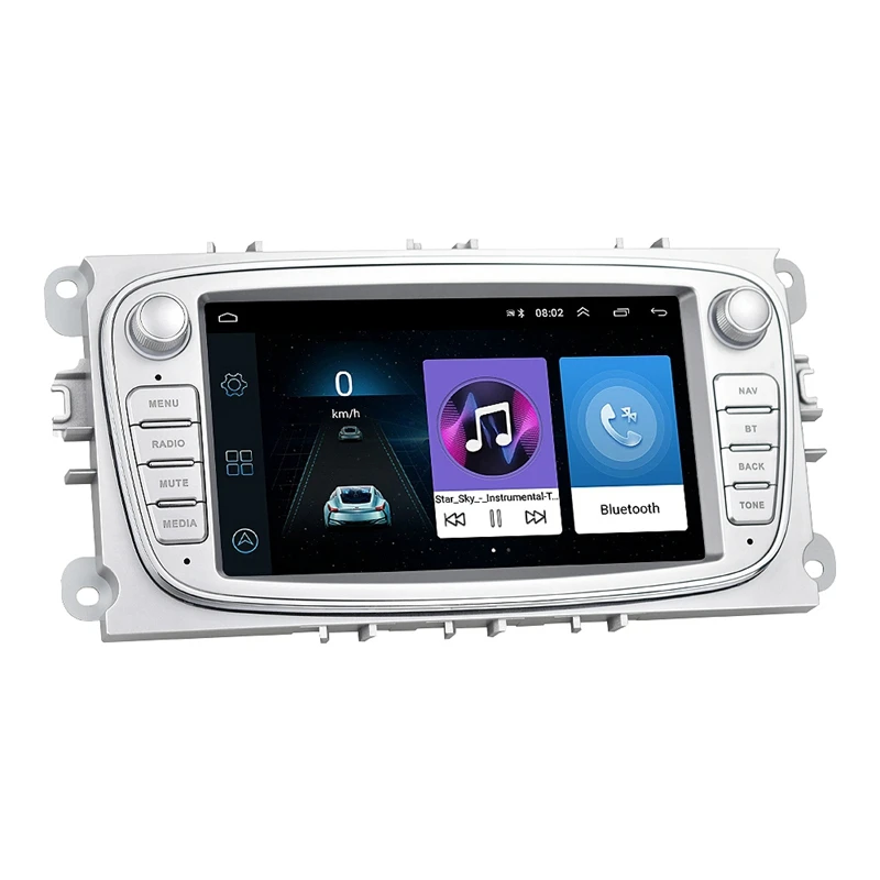 7 дюймов Android 8 1 автомобильный Радио плеер GPS WIFI MP5 FM подходит для Ford Focus Mondeo S-MAX Galaxy 2